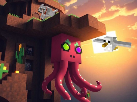Spel Minecraft bläckfiskanomali  på nätet