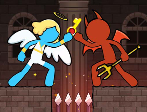 Spel Stickman duo: fly från graven  på nätet