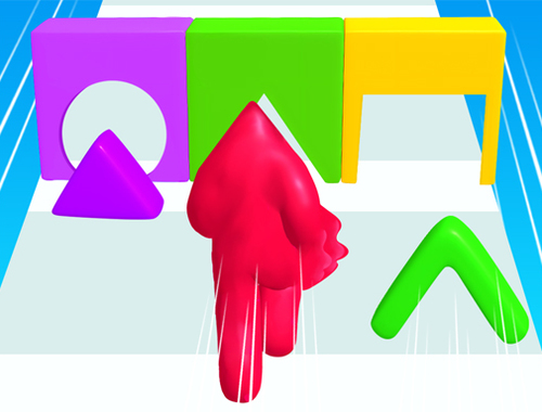 Spel Form transformera blob racing  på nätet