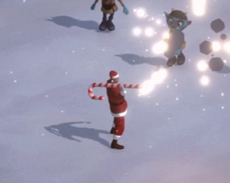 Spel Jultomten med kanon  på nätet