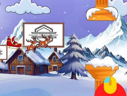 Spel Futuristisk julresa  på nätet
