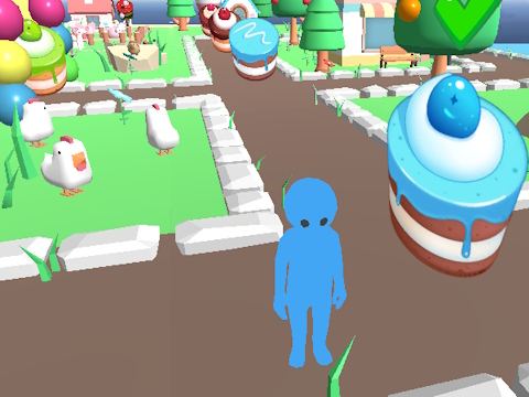 Spel Obby samla söta kakor  på nätet