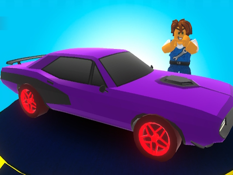Spel Epic Car Stunt Race Obby på nätet