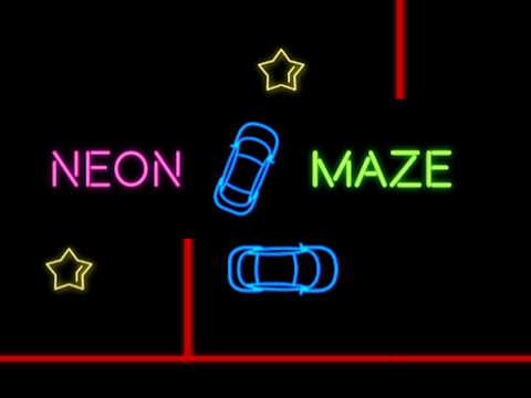 Spel Neonbil labyrint  på nätet