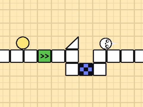 Spel Block och boll  på nätet