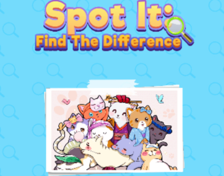 Spel Spot It: Hitta skillnaden  på nätet