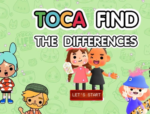 Spel TOCA Hitta skillnaderna  på nätet