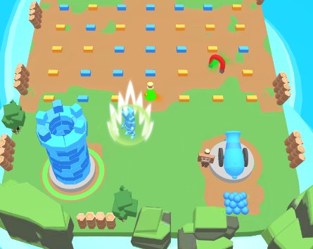 Spel Tower Clash: Samla tegelstenar  på nätet