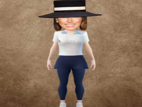 Spel Melania Hat Antistress Game på nätet