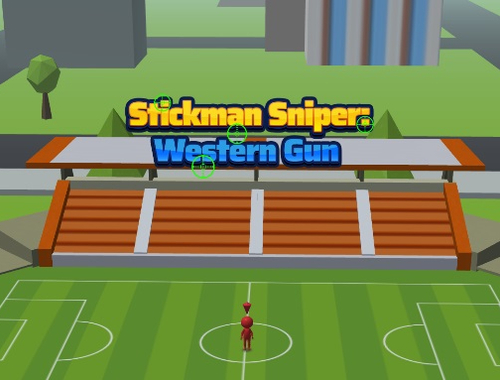 Spel Stickman Sniper Western Gun på nätet