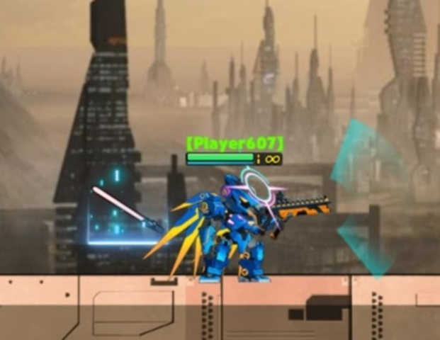Spel War Robots Battle Mech Arena på nätet