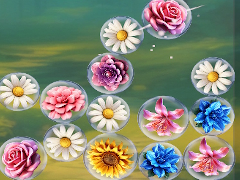 Spel Slå samman blommor i 2D!  på nätet