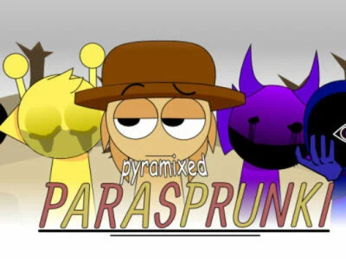 Spel Parasprunki pyramixed på nätet