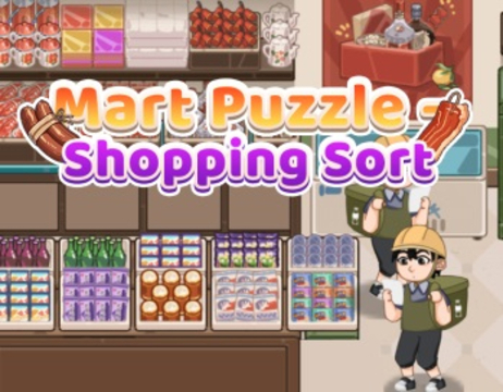 Spel Mart Puzzle Shopping Sort på nätet