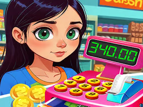 Spel Supermarket shopping för barn  på nätet