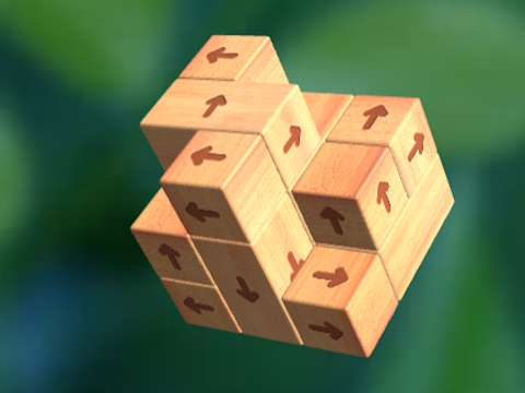 Spel Tryck på 3D -träblock bort  på nätet