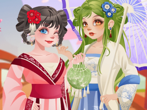 Spel Girly Spring Hanfu på nätet
