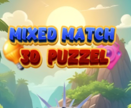Spel Blandad match 3D -pussel  på nätet