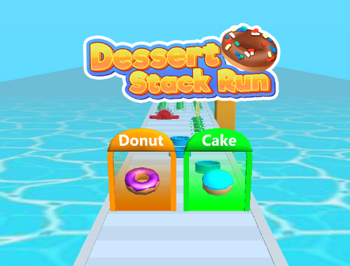 Spel Efterrätt Stack Run  på nätet