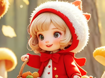 Spel Jigsaw Puzzle: Little Red Riding Hood på nätet