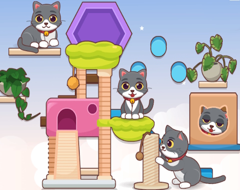 Spel Dekorera min: Kitty Wall  på nätet
