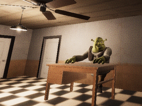 Spel 5 natt på Green Head Monster  på nätet