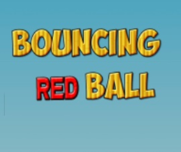 Spel Studsande röd boll  på nätet