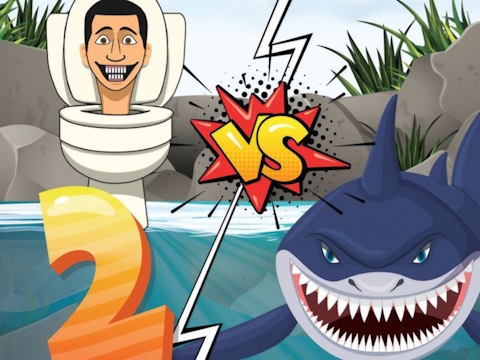 Spel Hungry Shark vs Skibidi 2 på nätet