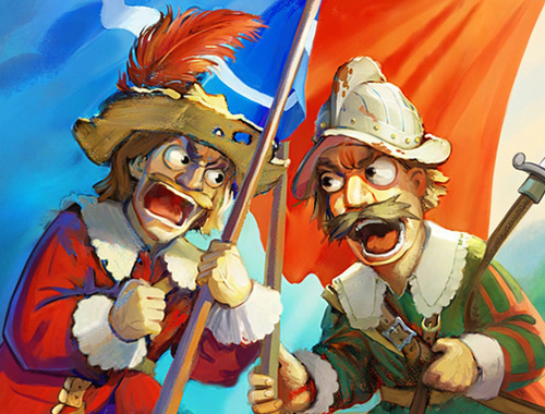 Spel Musketeers Gunpowder vs Steel på nätet