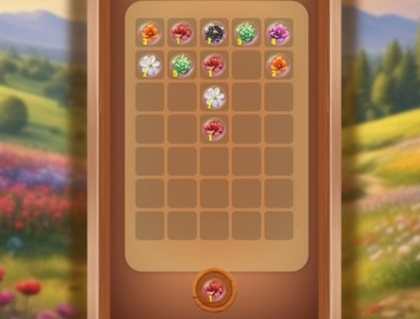 Spel DICE PUZZLES blommor!  på nätet