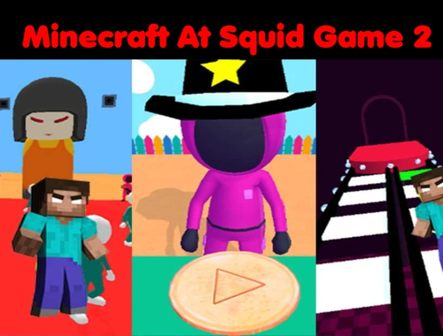 Spel Minecraft på bläckfiskspel 2  på nätet