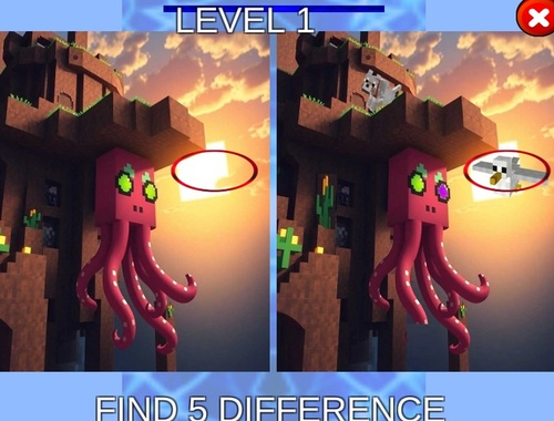 Spel Minecraft bläckfiskanomali  på nätet