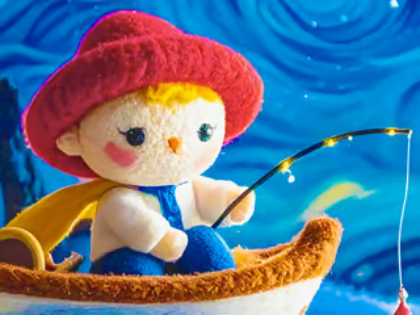 Spel Jigsaw Puzzle: Starry Night Fishing på nätet