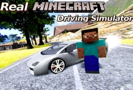 Spel Verklig minecraft körsimulator  på nätet