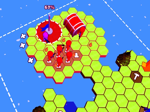 Spel Tile Hex World: Red vs Blue på nätet