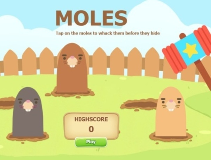 Spel Mullhål  på nätet