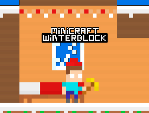 Spel Minicraft vinterblock  på nätet