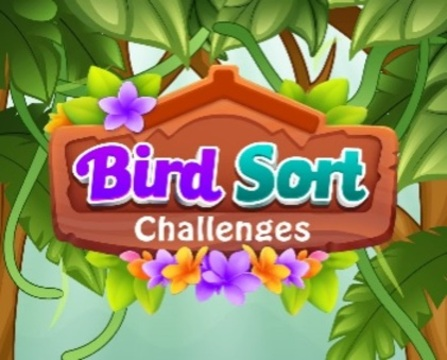 Spel Bird Sort -utmaningar  på nätet