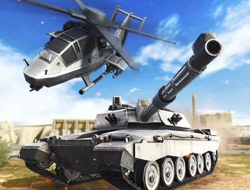 Spel Krigsstrategi. Tankar och helikoptrar  på nätet
