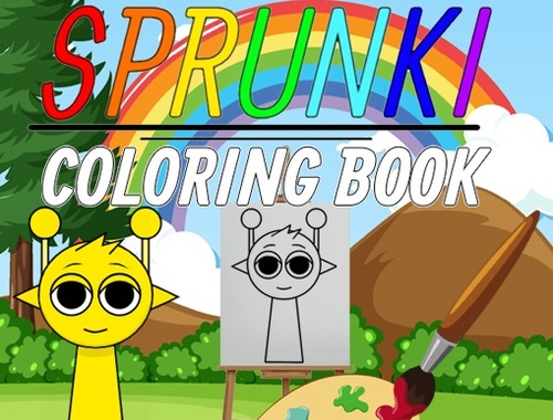 Spel Sprunki målarbok  på nätet