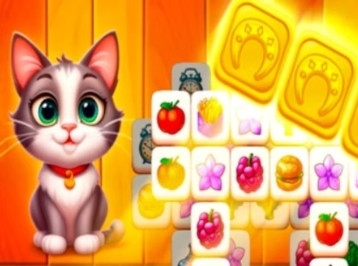 Spel Cat Town Tile Match Puzzle  på nätet