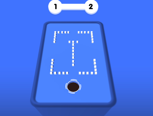 Spel Hål 3D färgblock  på nätet