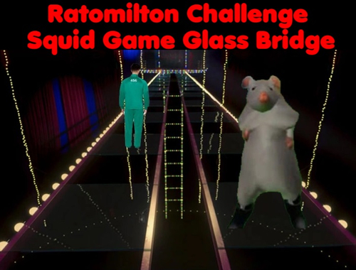 Spel Rato Milton Challenge Squid Game Glass Bridge  på nätet