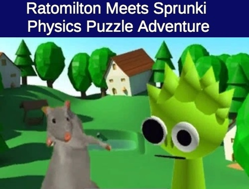 Spel Rato Milton möter Sprunki Physics Puzzle Adventure  på nätet