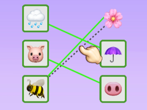 Spel Emoji Puzzle Connect  på nätet