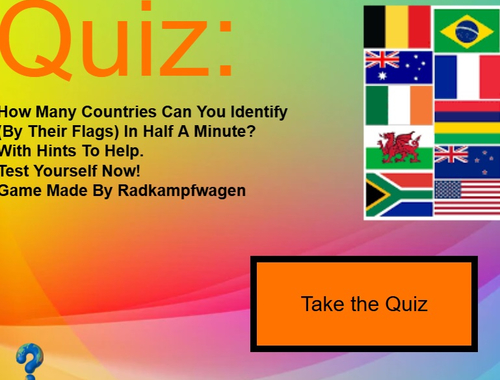Spel 30S Easy Flag Quiz  på nätet