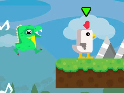 Spel Kyckling skrik race  på nätet