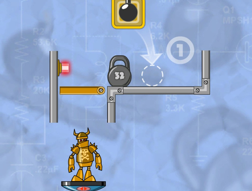 Spel Krascha roboten!  på nätet