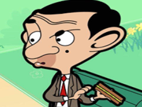 Spel Herr Bean glidande pussel  på nätet