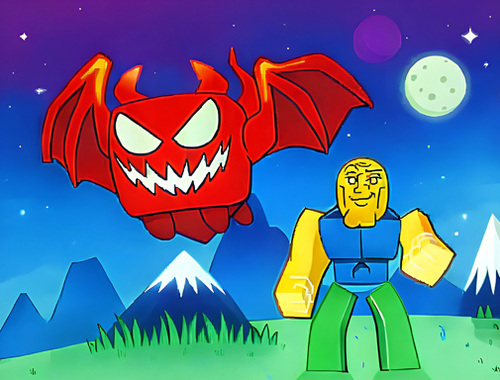 Spel Obby den legendariska draken  på nätet